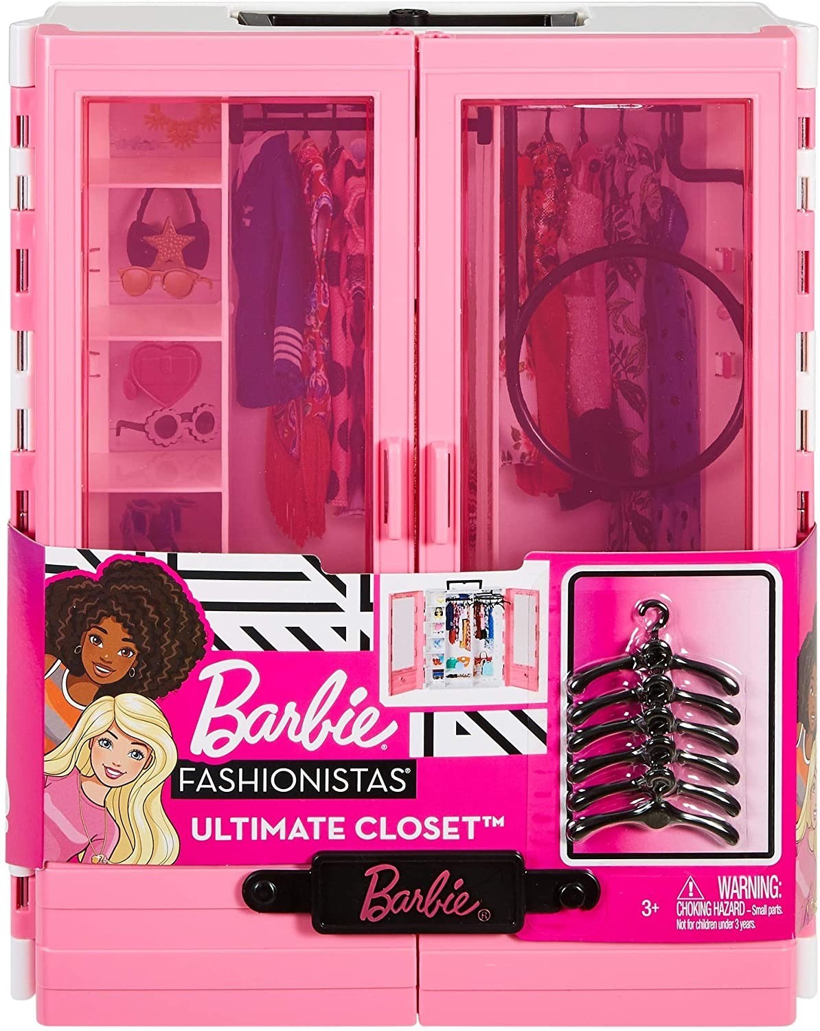 

Игровой набор Mattel серия Barbie Fashionistas Барби шкаф для одежды