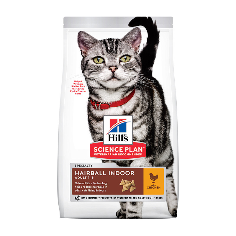 

Сухой корм Hills HAIRBALL INDOOR 1.5 кг