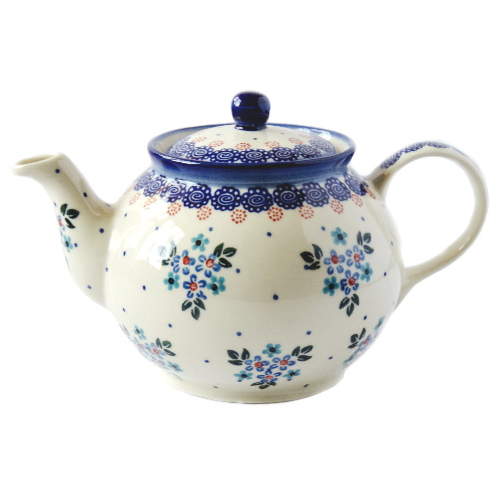 

Чайник заварочный керамический 1л Blue Chintz