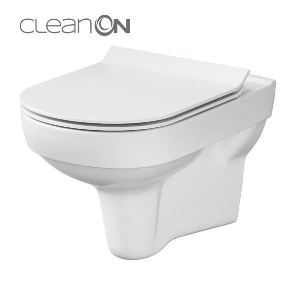 

CET Cersanit 794 CITY NEW CLEAN ON подвесной з сиденьем дюропласт лифт SLIM