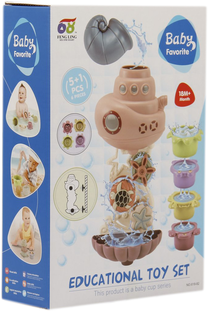 

Игрушка Lindo для купания развивающая Батискаф (618-84)(6902170000498)
