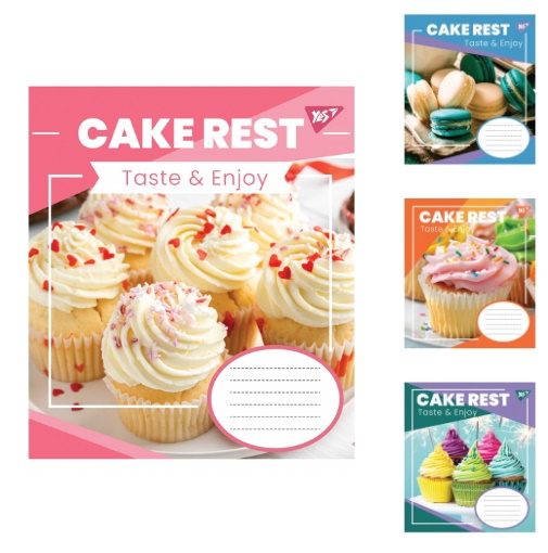 

Набор тетрадей 24 кл. YES Cake rest, цена за уп. 20шт(765526)