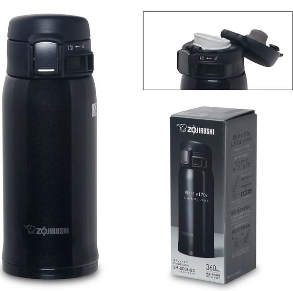 

Термокружка Zojirushi SM-SD36BC 0.36л черный (1678.04.43)
