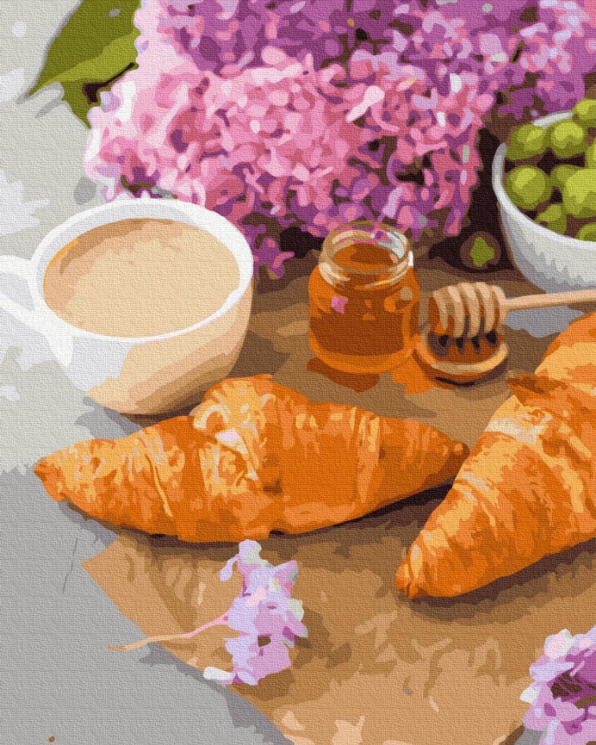 

Картина по номерам «Медовые круассаны»(GX37608)