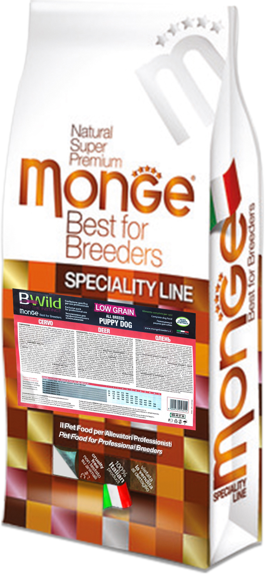 

Сухой корм Monge Dog Bwild Gr.Free Ягненок 2.5 кг
