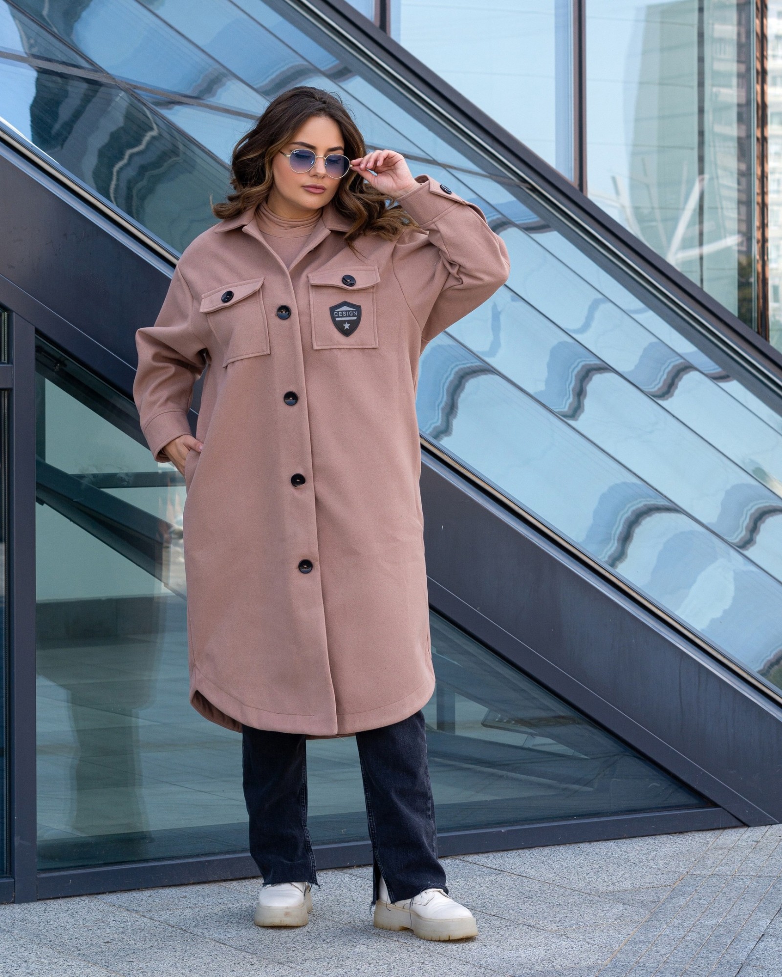 

Пальто женское кашемировое на пуговицах без капюшона с закругленным подолом Miss Podium Бежевый, Пальто женское кашемировое на пуговицах без капюшона с закругленным подолом Miss Podium Бежевый 50