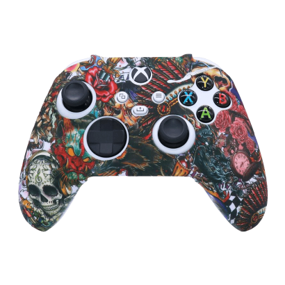 

Чехол Силиконовый RMC Xbox Series Black Tattoo Новое