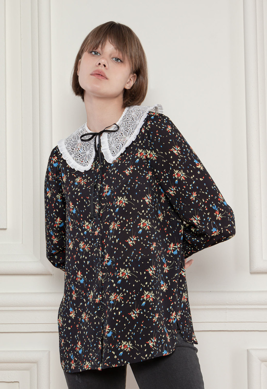 

Блуза Dolcedonna Селина /44 черная БЗ-21236, Блуза Dolcedonna Селина 42/44 черная БЗ-21236