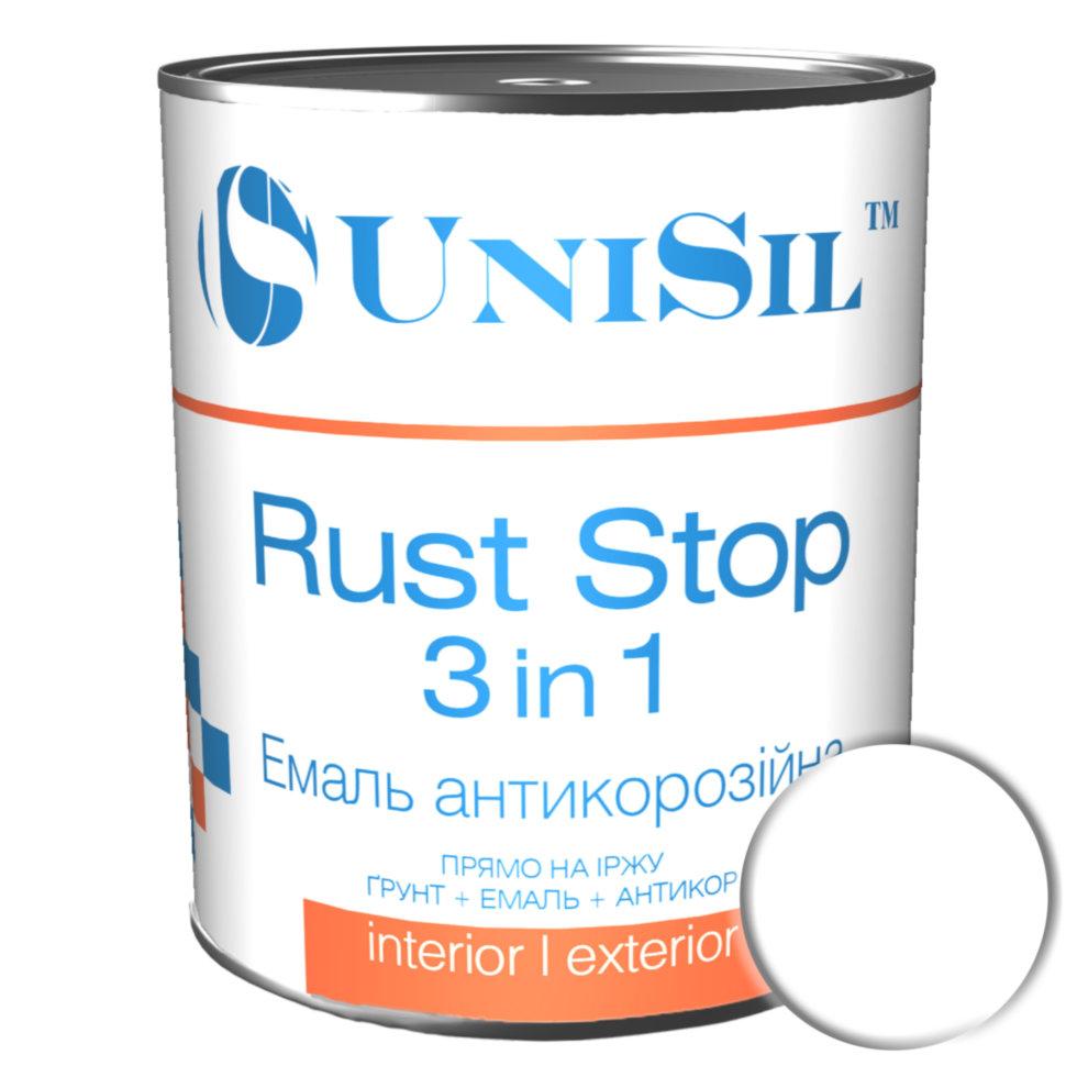 

Эмаль антикоррозионная UniSil Rust Stop 3 in 1 2.5л Белая