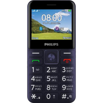 

Мобильный телефон Philips Xenium E207 Blue