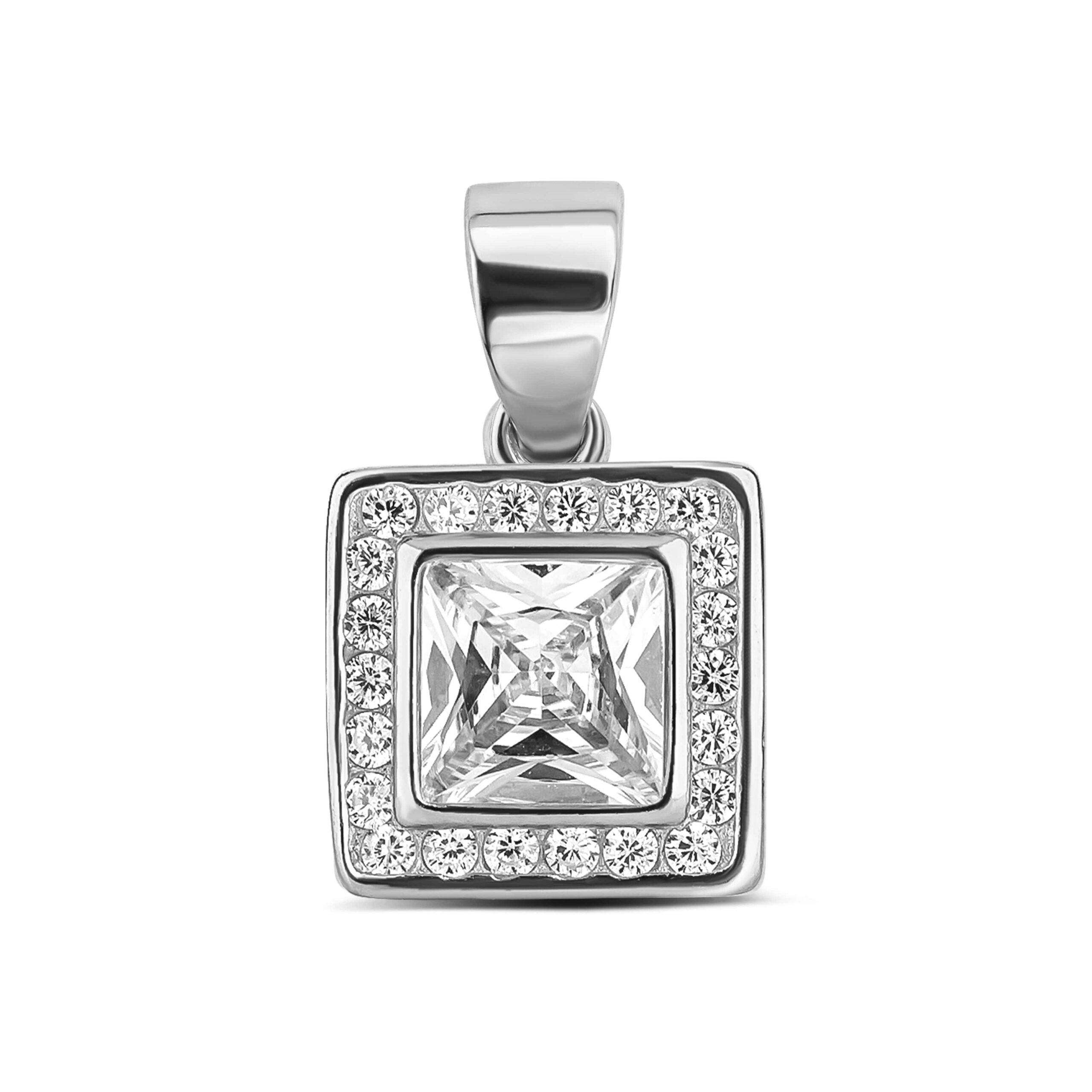 

Серебряная подвеска с цирконием КАМЕЯ 38240822.146.006211p