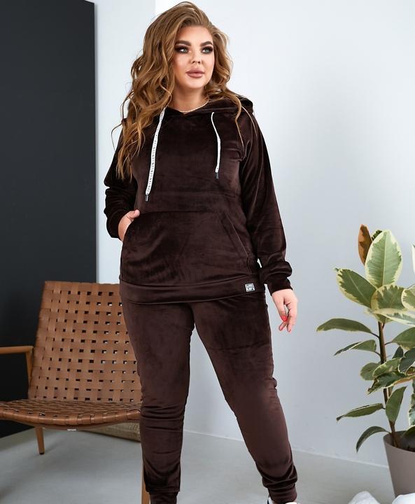 

Спортивный костюм G&M k-84713 58-60 Размер цвет шоколадный