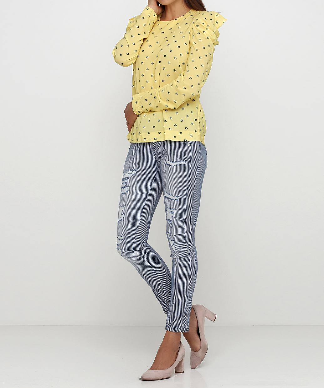 

Брюки PIESZAK BARBARA ENGINEER  голубой, Брюки PIESZAK BARBARA ENGINEER 24 голубой