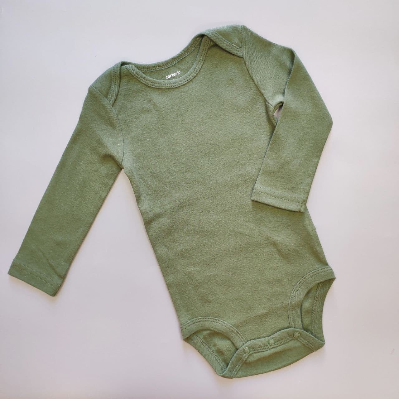 

Боди с длинным рукавом Carter’s Однотонный 17640010 76-81см Хаки