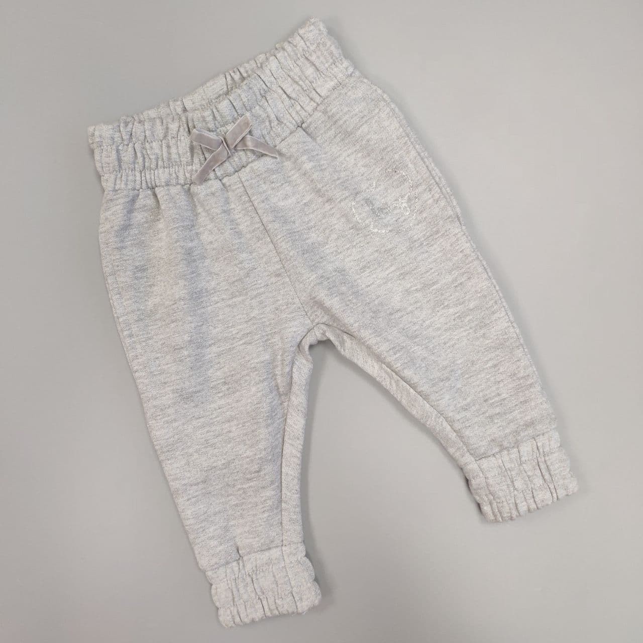 

Теплые штаны для девочки Minoti 4TODJPANT1 116р. Серый