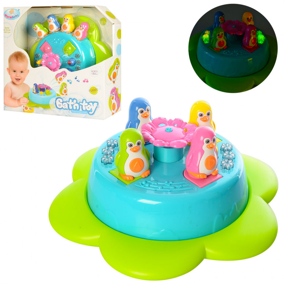 

Музыкальная игрушка для ванной WARM BABY CS009 Фонтанчик с подсветкой (751380001)