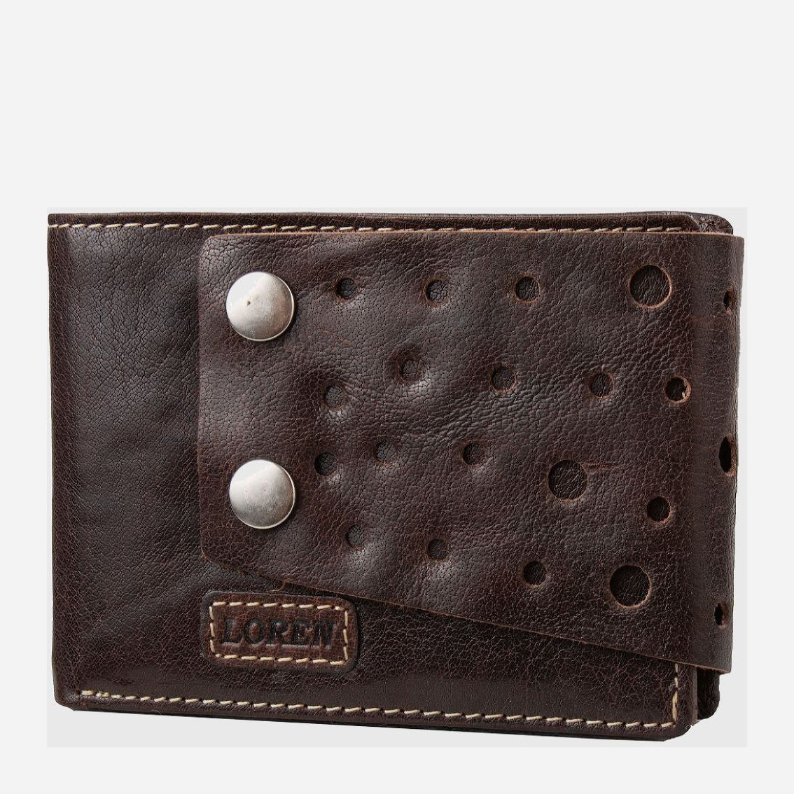

Мужской кошелек кожаный ALWAYS WILD DNKN905-CL-brown