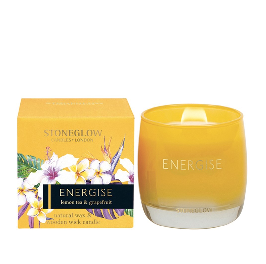 

Аромасвеча StoneGlow Infusion 210 гр Лимонный чай и грейпфрут