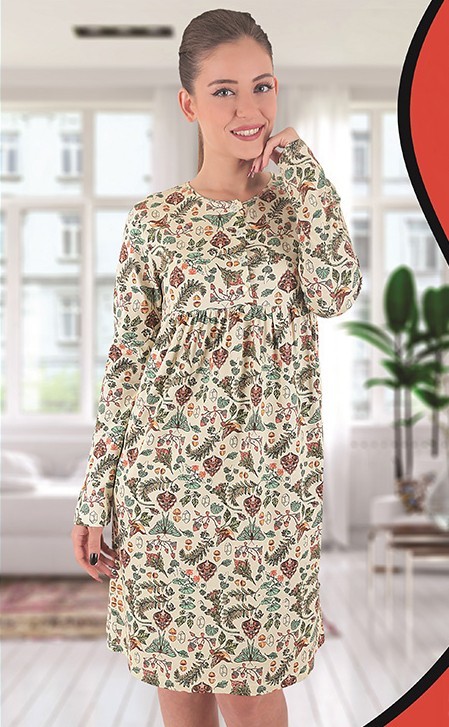 

Ночная рубашка Sabrina T21615 Бежевая, Ночная рубашка Sabrina T21615 Бежевая M