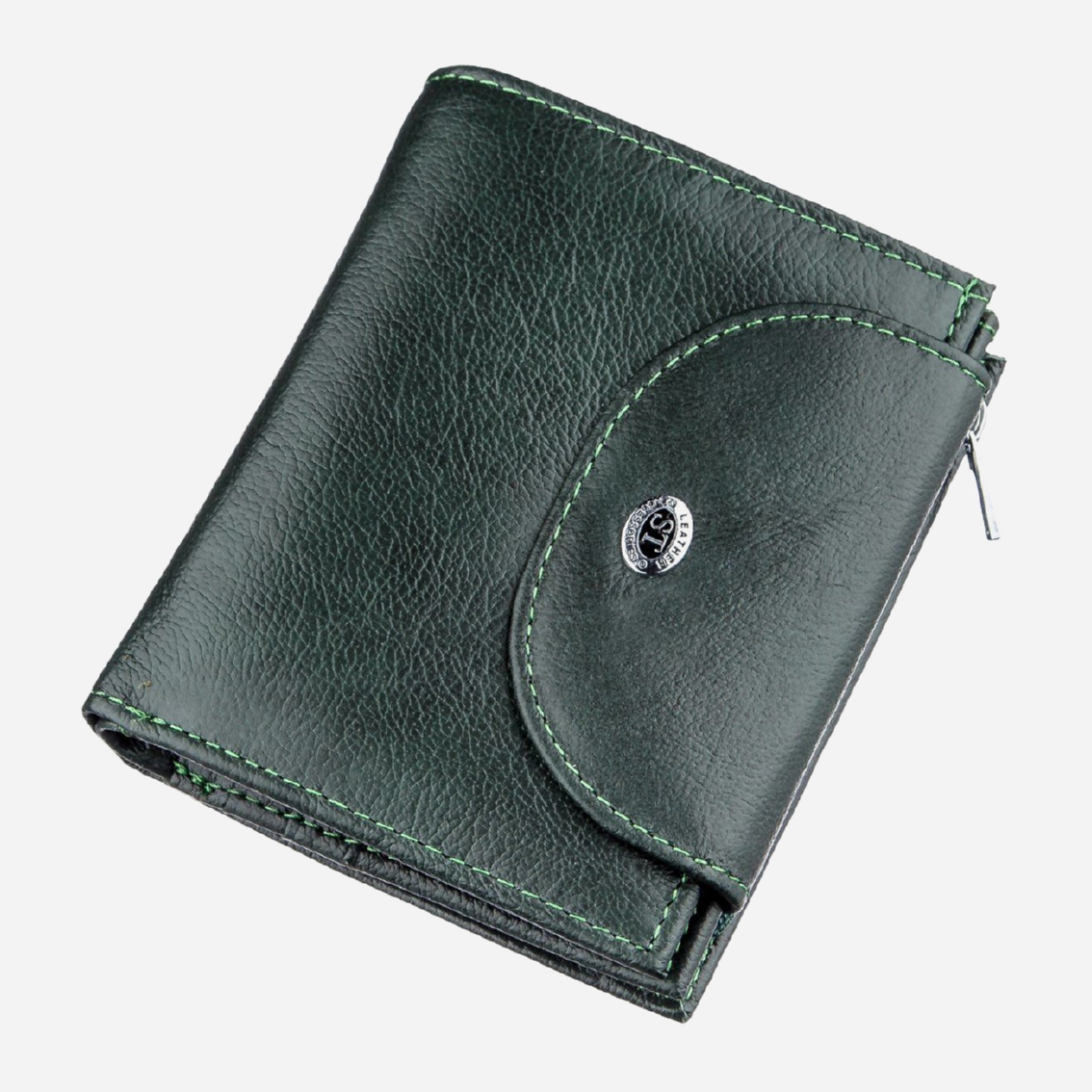 

Кожаный женский кошелек ST Leather Accessories leather-18958 Зеленый
