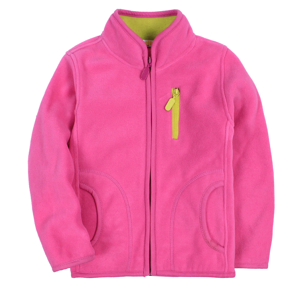 

Кофта для девочки флисовая однотонная на молнии Розовая фиалка Berni Kids (140) Розовый (52489)