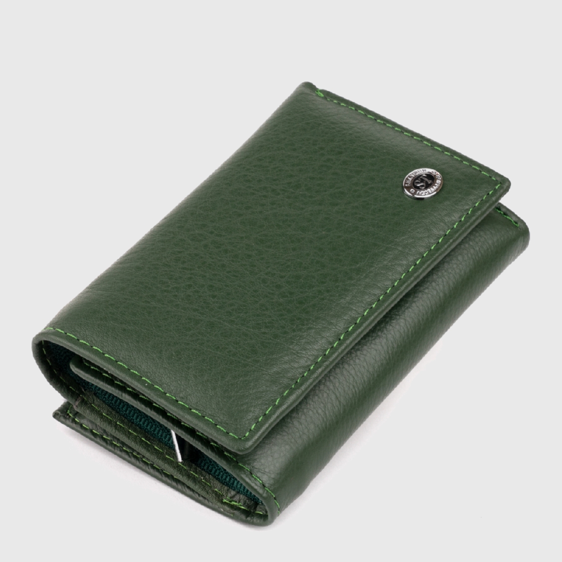 

Кошелек кожаный ST Leather Accessories 19332 Зеленый
