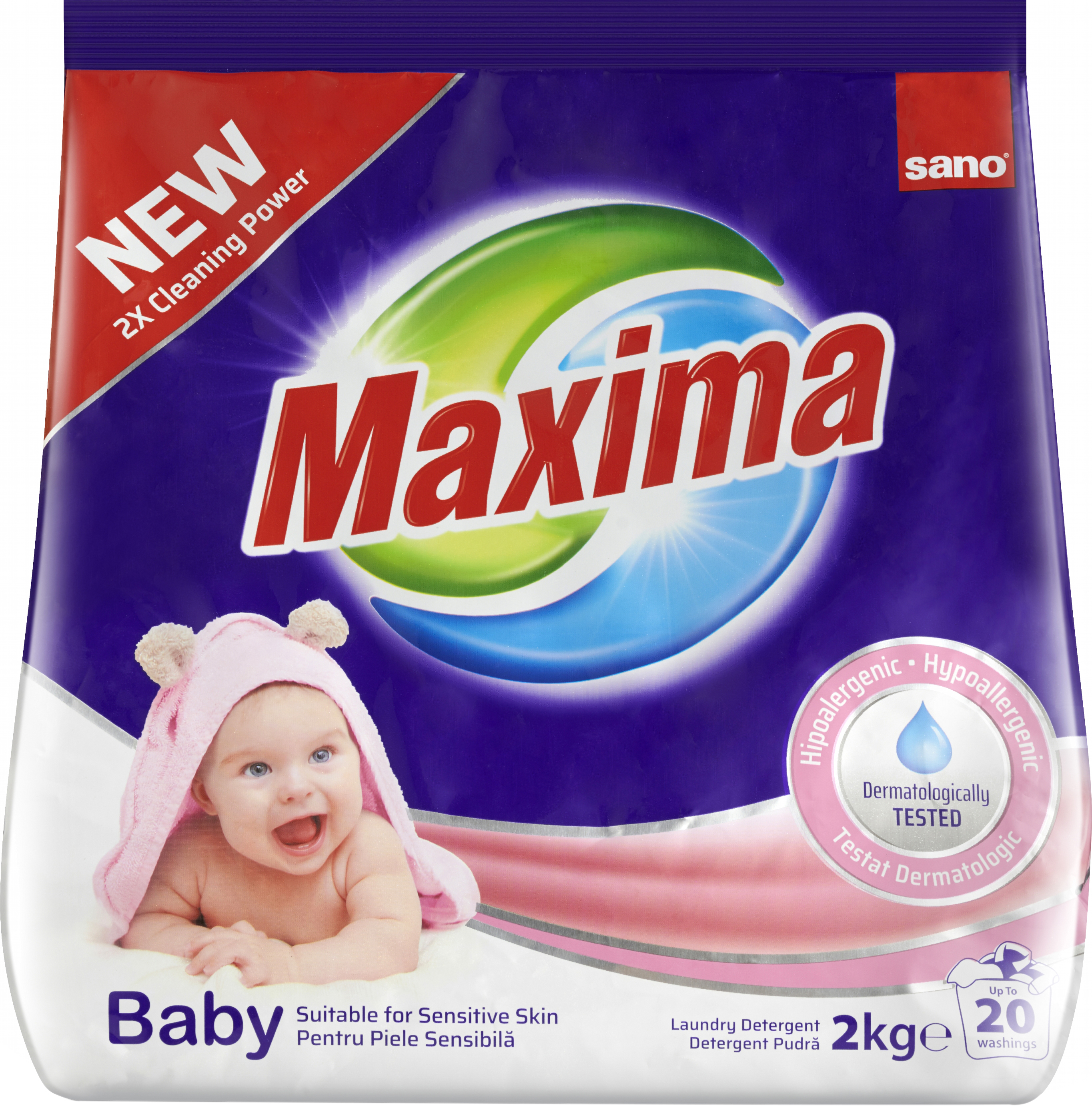 

Стиральный порошок Sano for Babies and Sensitive skin 2 кг