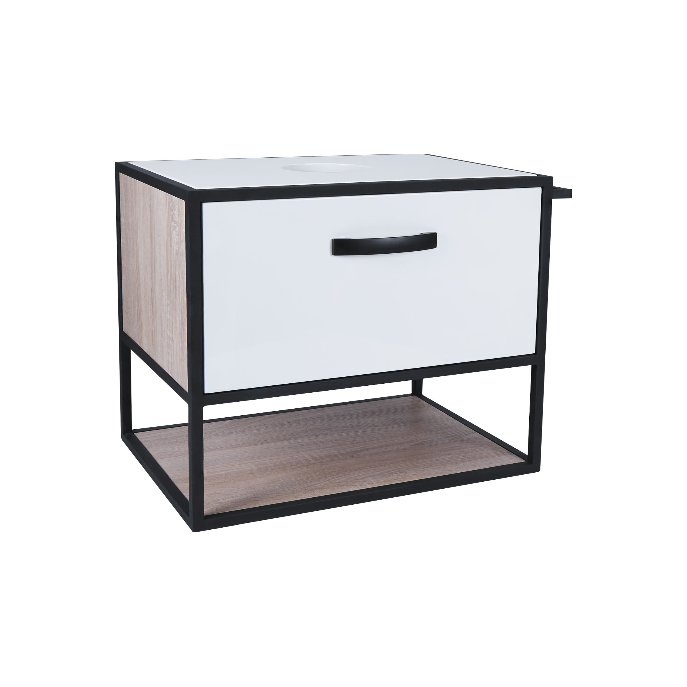 

Тумба подвесная Qtap Taurus 755х540 White/Whitish oak со столешницей QT2479TPT703WWO (SR204051)