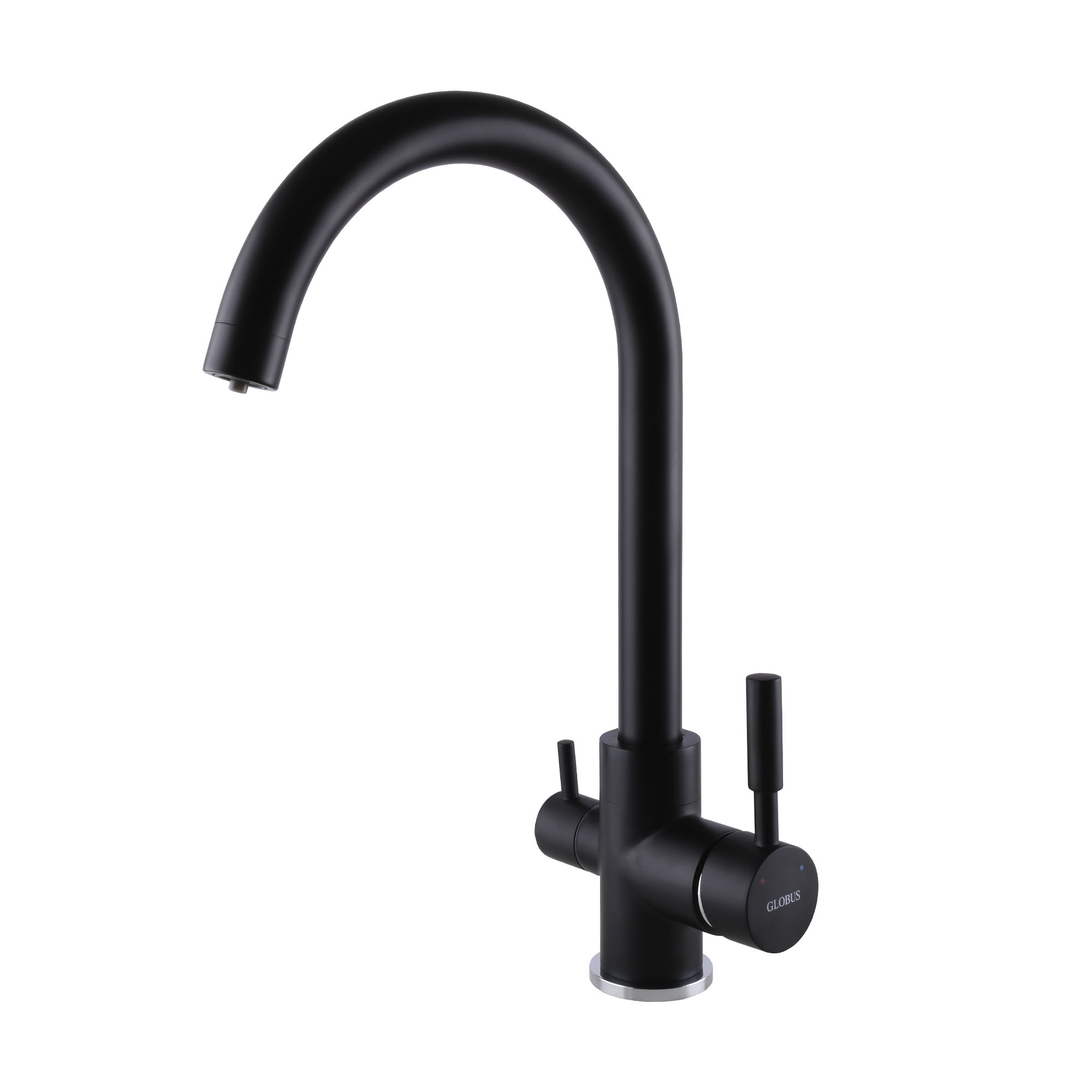 

Смеситель для кухни под осмос Globus Lux GLLR-0333-10- BB (SR204031)