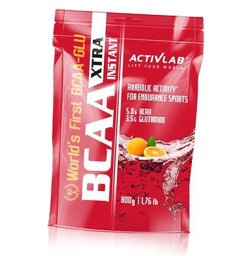 

Комплекс из аминокислот BCAA и L-глютамина, BCAA Xtra Instant, Activlab 800г Апельсин (28108017)