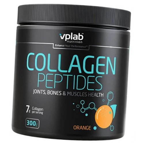 

Коллагеновые пептиды, Collagen Peptides, VP laboratory 300г Апельсин (68099002)