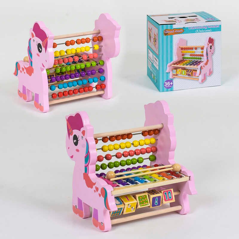 

Деревянная игра С 39240 ксилофон, счеты