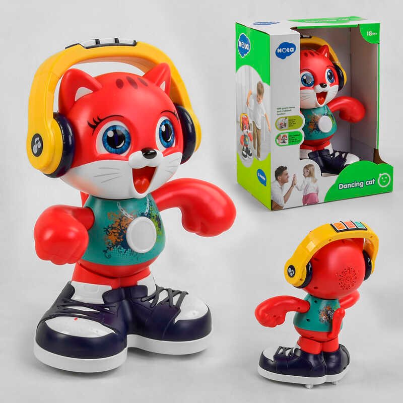 

Музыкальная игра E 721 "Hola" на батарейках, подсветка, поет, танцует, запись голоса, английская озвучка