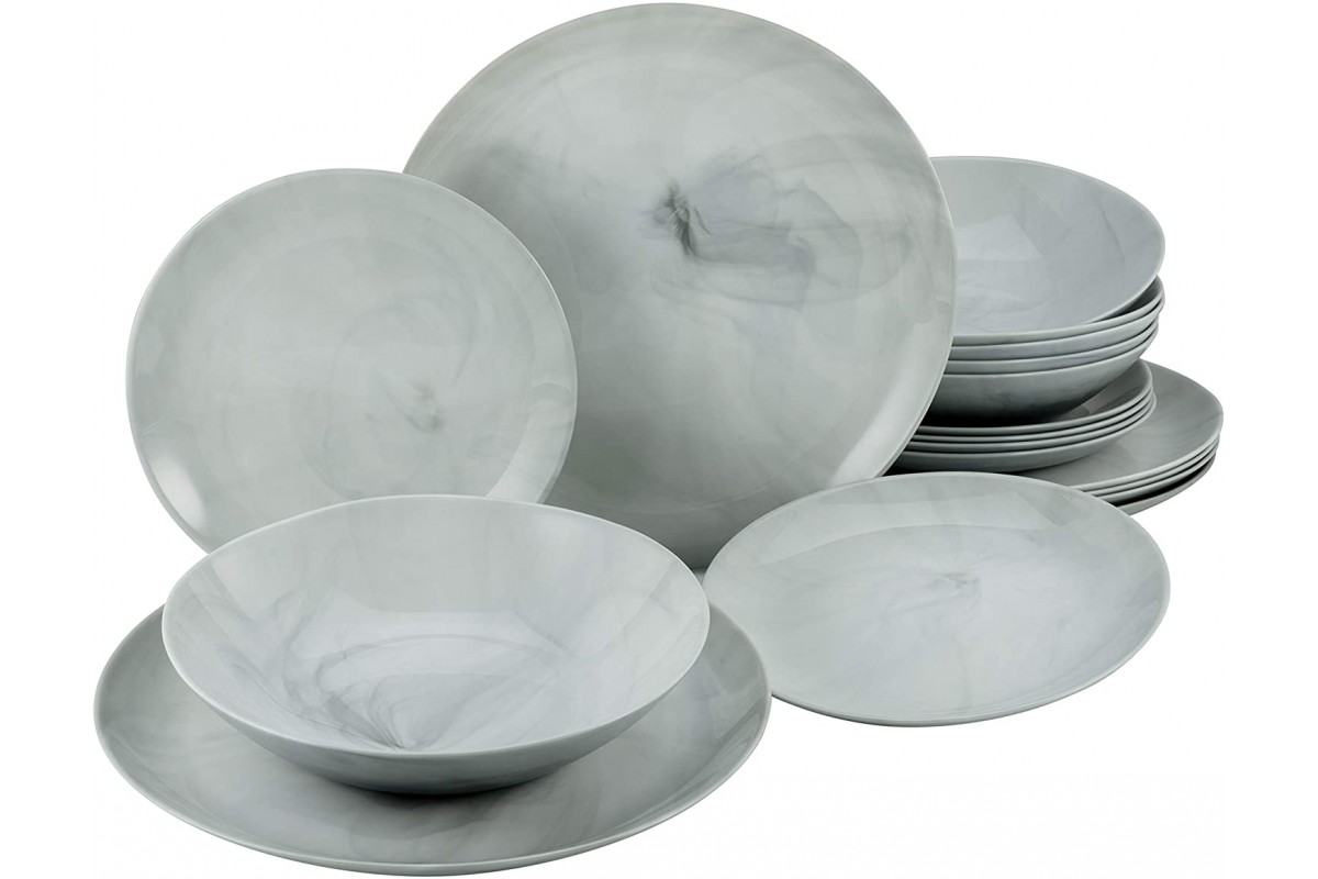 

Столовый сервиз Diwali Marble Granit 19 предметов Luminarc
