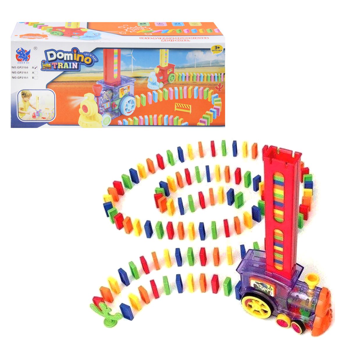 

Игра Паровозик-домино ZHEN DI (GP2150A) (169805)