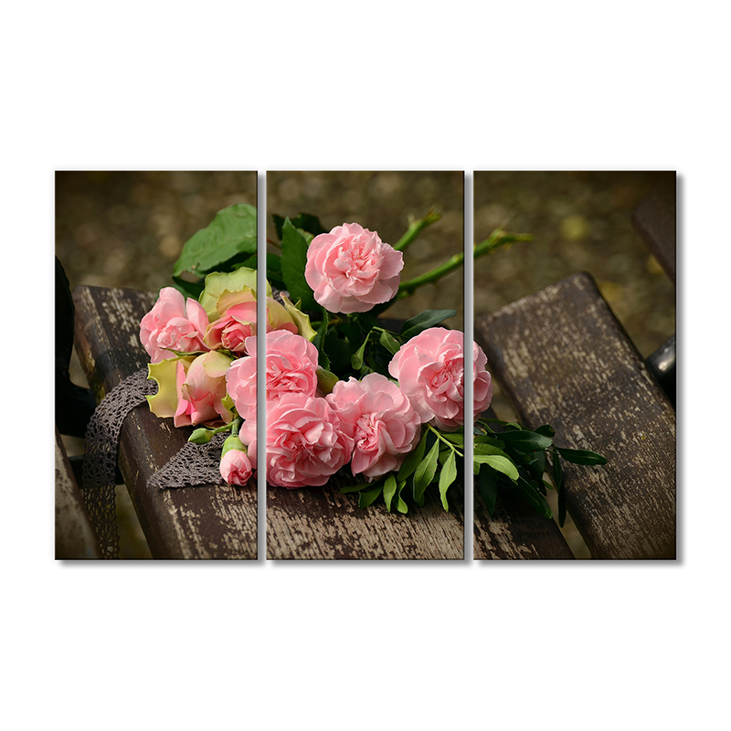 

Модульная картина Artel «Букет красивых нежных розовых роз» 3 модуля 120x180 см