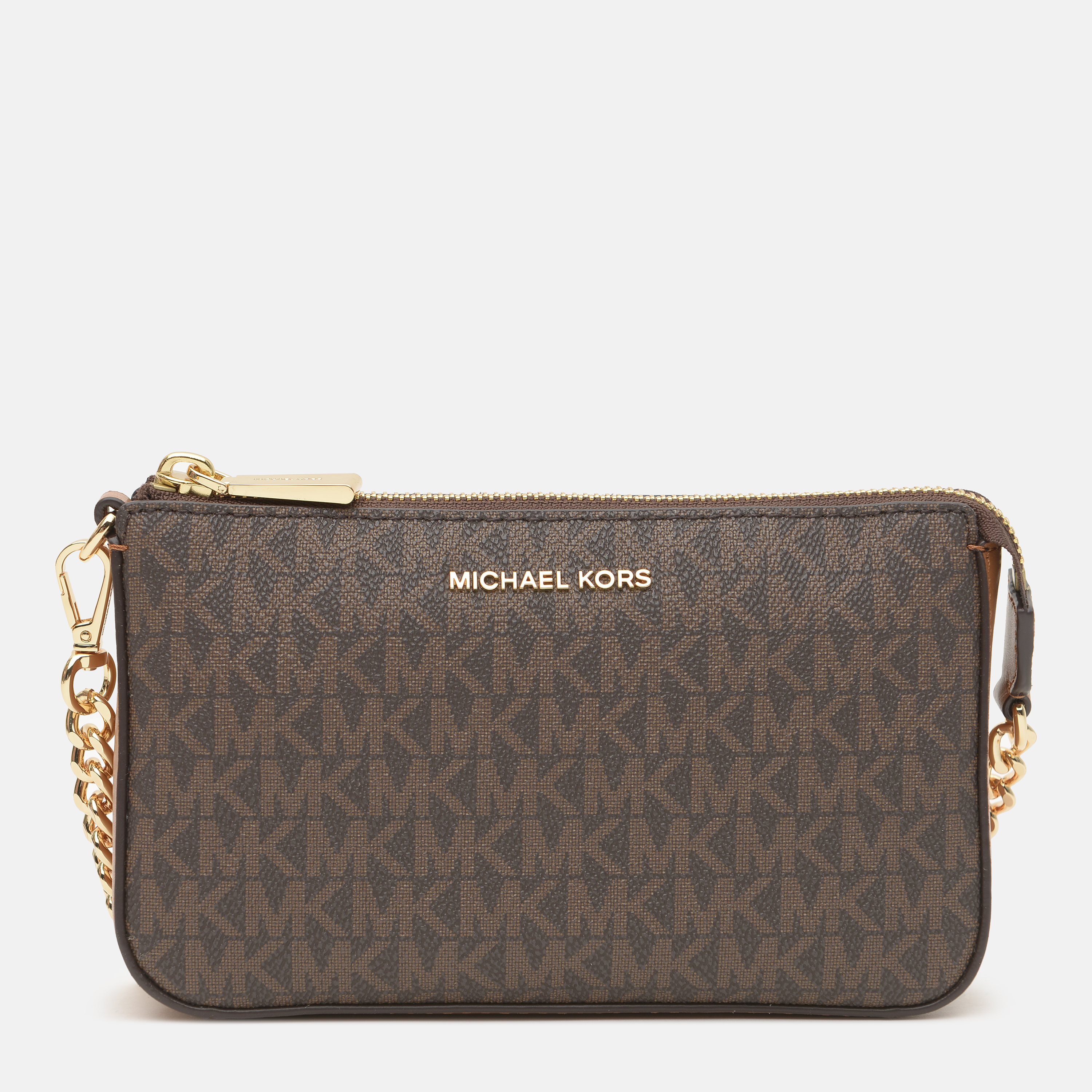 

Сумка женская-клатч Michael Kors Jet Set 32F1GJ6W6B-200 Brown