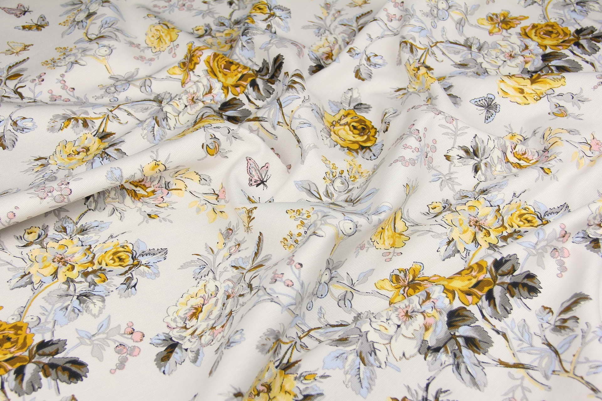 

Скатерть на круглый стол с тефлоновой пропиткой "Эдем" желтый 180*180