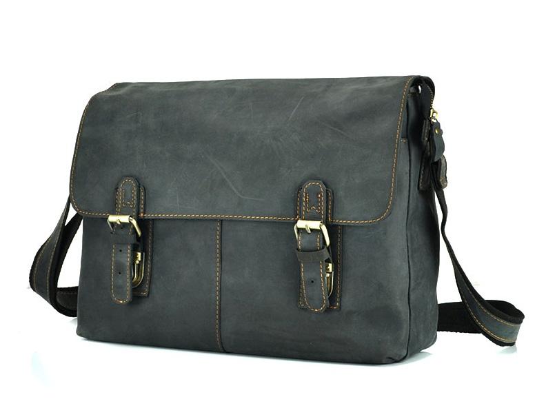 

Мужской кожаный мессенджер Tiding Bag 6002A-1