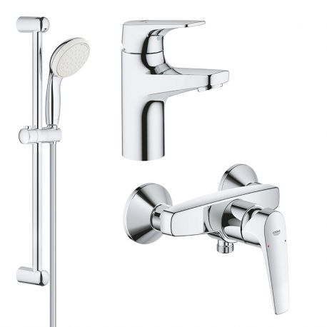 

Grohe Комплект смесителей BauFlow 3 в 1 для душа (121630S)
