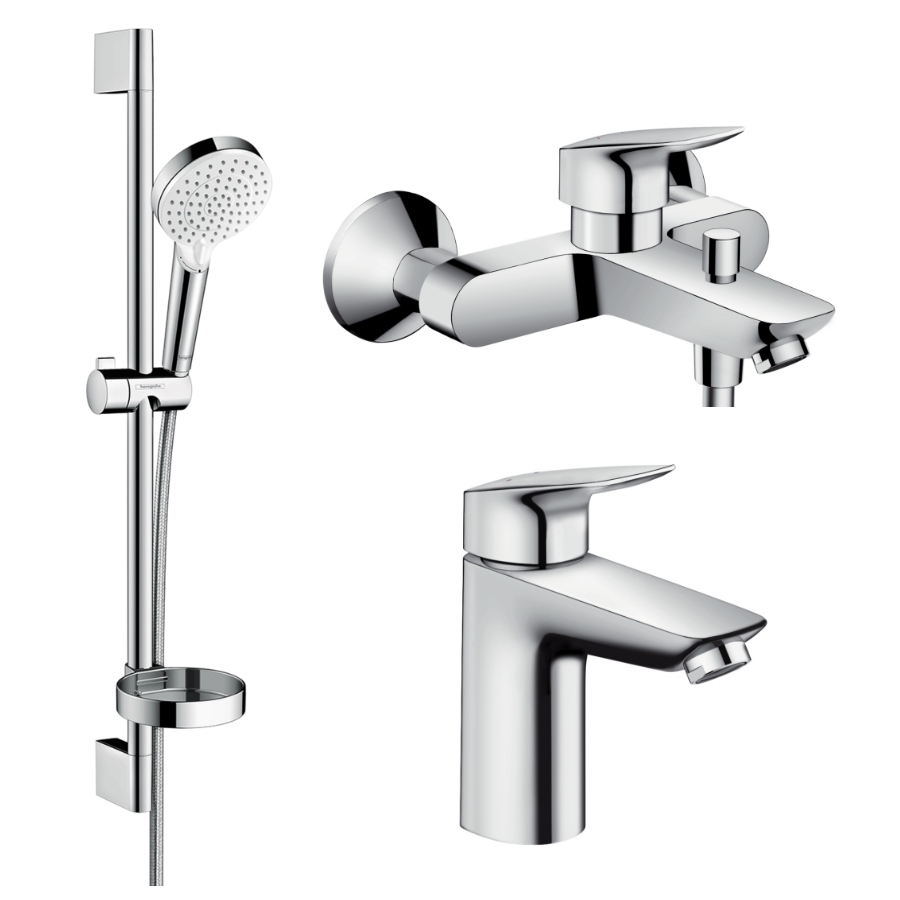 

Hansgrohe Набор смесителей для ванны Logis (1082019)