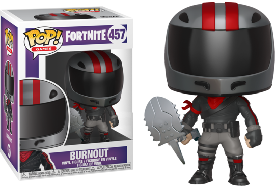 

Фигурка Funko Pop фанк Поп Герой Асфальта Фортнайт Fortnite Burnout 10см