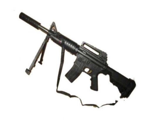 

Детское игрушечное оружие Автомат на стойке M16 53 см