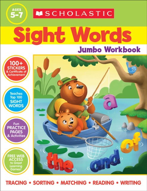 

Sight Words. Jumbo Workbook (Ages 5-7)