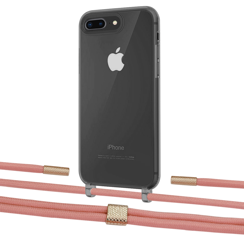 

Чехол Upex Crossbody Protection Case для iPhone 8 Plus | 7 Plus Dark with Twine Cantaloupe and Fausset Gold