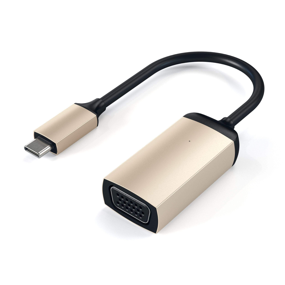 

Адаптер Satechi Type-C VGA Adapter Gold (ST-TCVGAG)