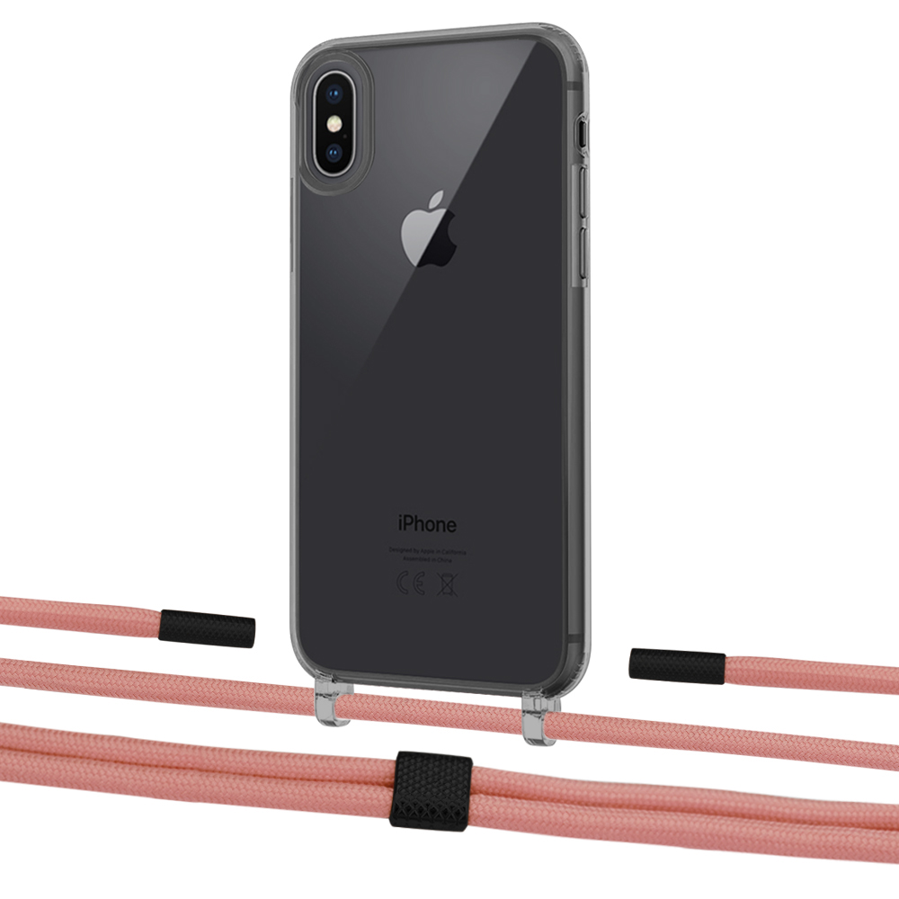 

Чехол Upex Crossbody Protection Case для iPhone XS | X Dark with Twine Cantaloupe and Fausset Matte Black