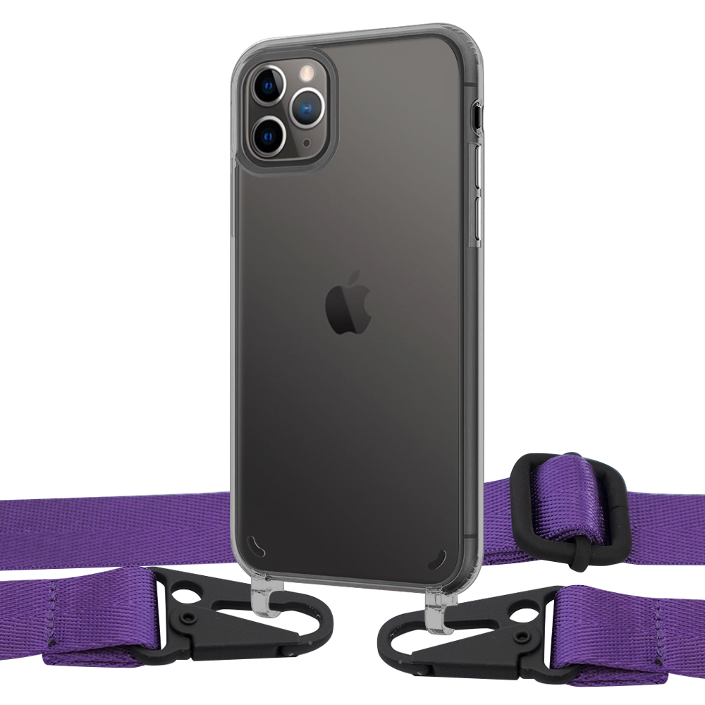 

Чехол Upex Crossbody Protection Case для iPhone 11 Pro Dark with Harness Ultra Vionet