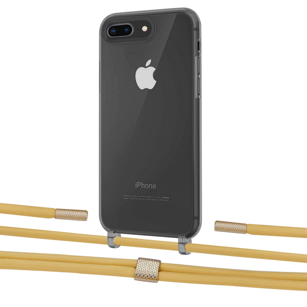 

Чехол Upex Crossbody Protection Case для iPhone 8 Plus | 7 Plus Dark with Twine Sunflower and Fausset Gold