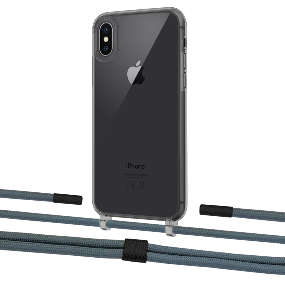 

Чехол Upex Crossbody Protection Case для iPhone XS | X Dark with Twine Cactus and Fausset Matte Black
